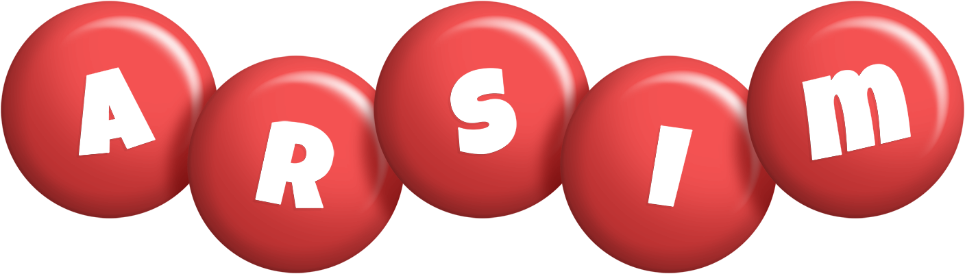 Arsim candy-red logo