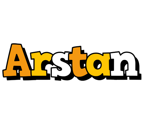 Arstan cartoon logo