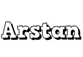 Arstan snowing logo