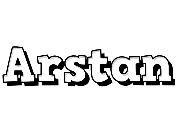Arstan snowing logo