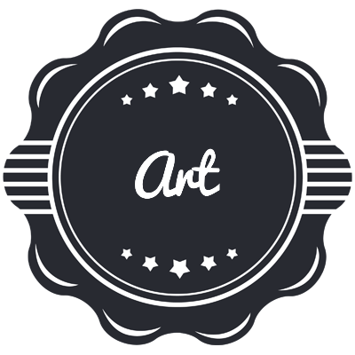 Art badge logo