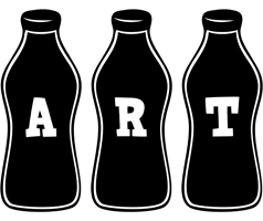 Art bottle logo