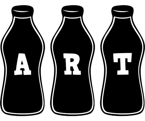 Art bottle logo