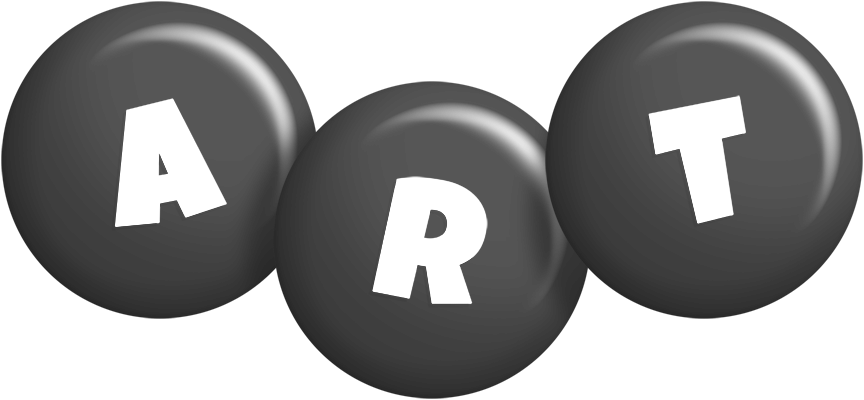 Art candy-black logo