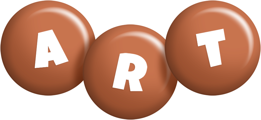 Art candy-brown logo