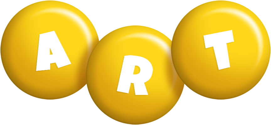 Art candy-yellow logo