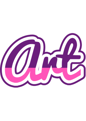 Art cheerful logo