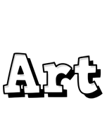 Art snowing logo