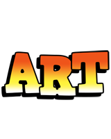 Art sunset logo