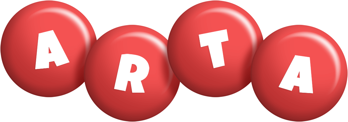Arta candy-red logo