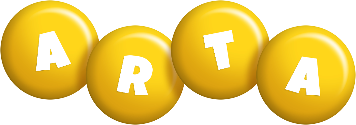 Arta candy-yellow logo