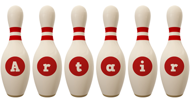 Artair bowling-pin logo