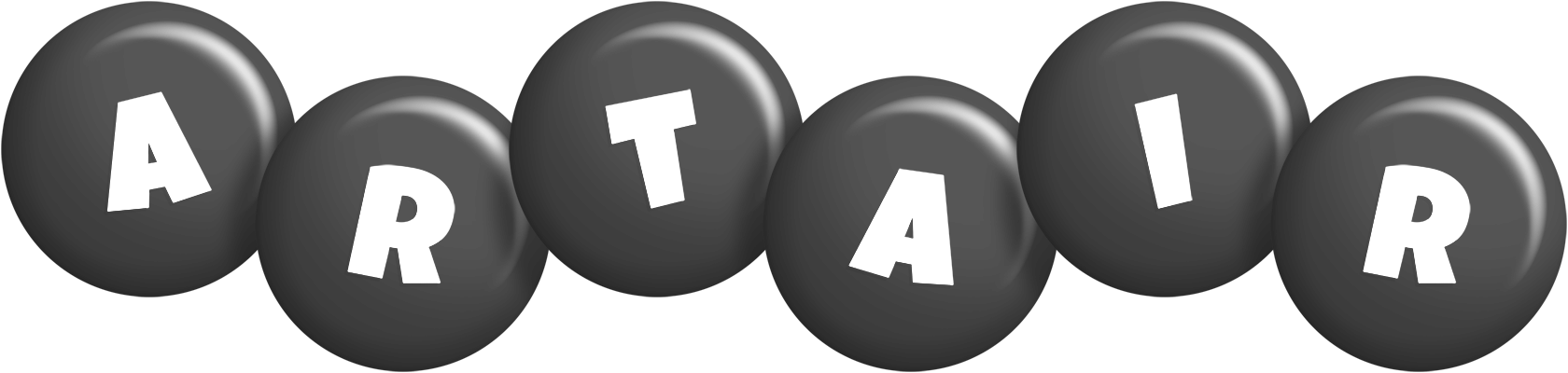 Artair candy-black logo