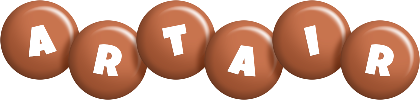 Artair candy-brown logo