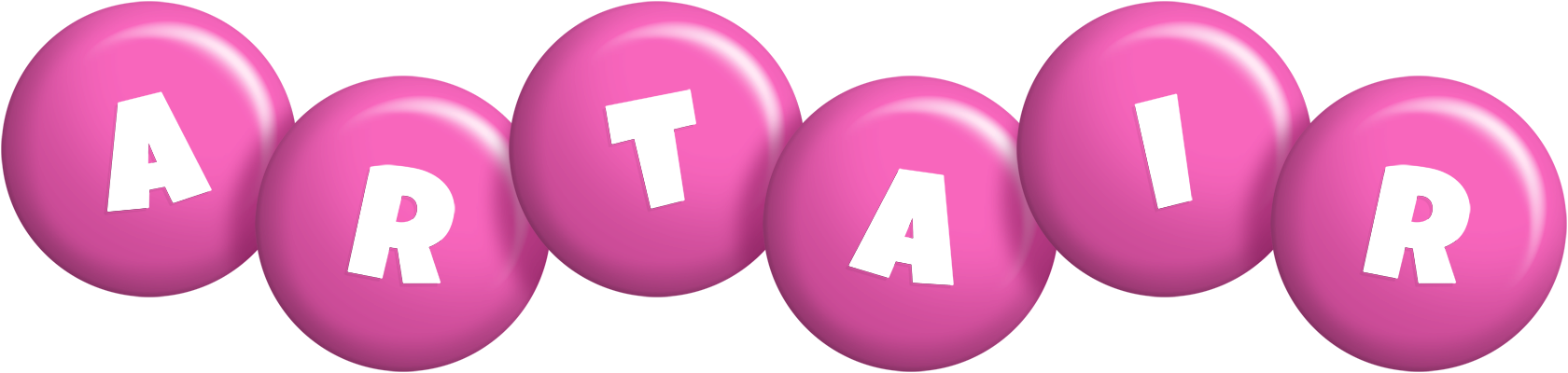 Artair candy-pink logo