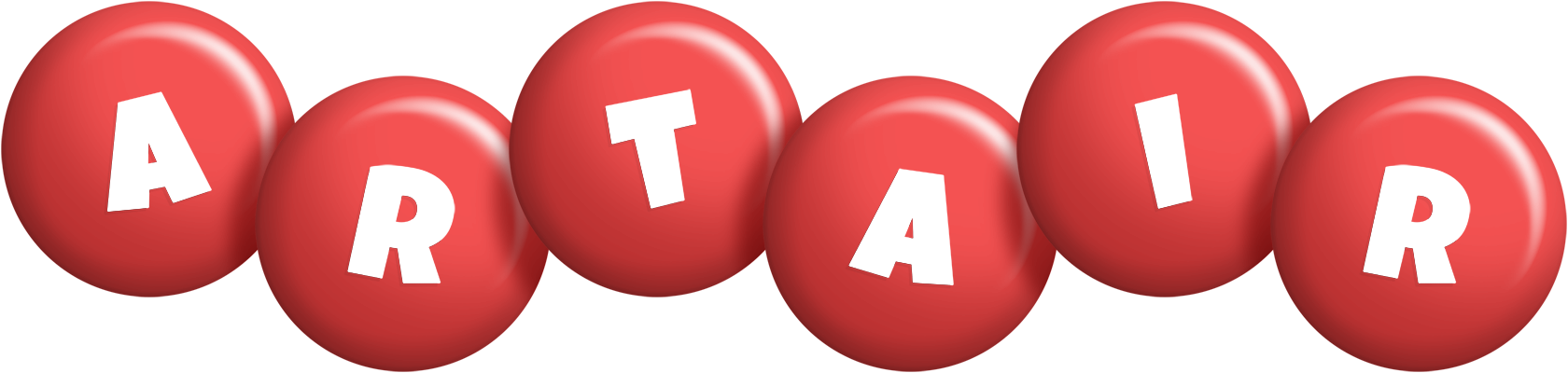 Artair candy-red logo