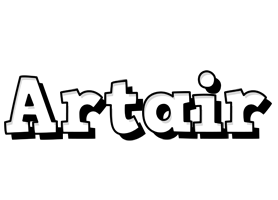 Artair snowing logo