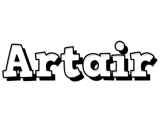 Artair snowing logo