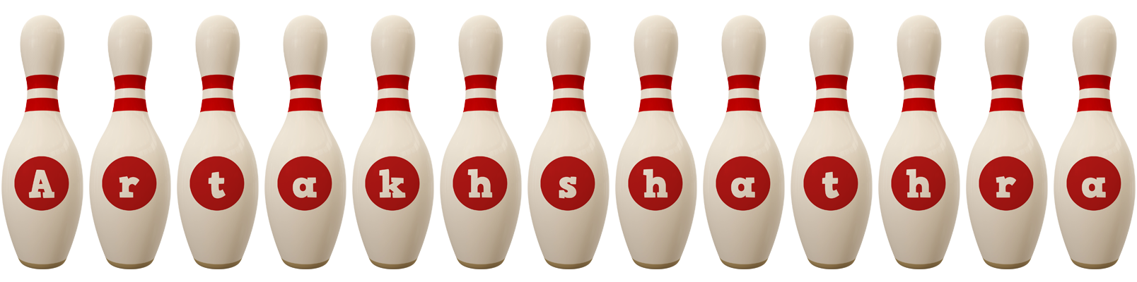 Artakhshathra bowling-pin logo