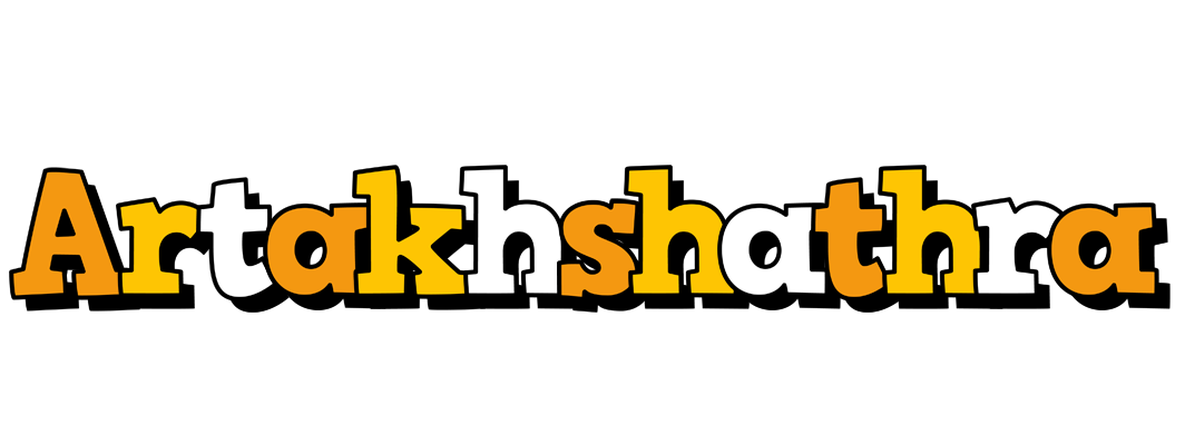 Artakhshathra cartoon logo