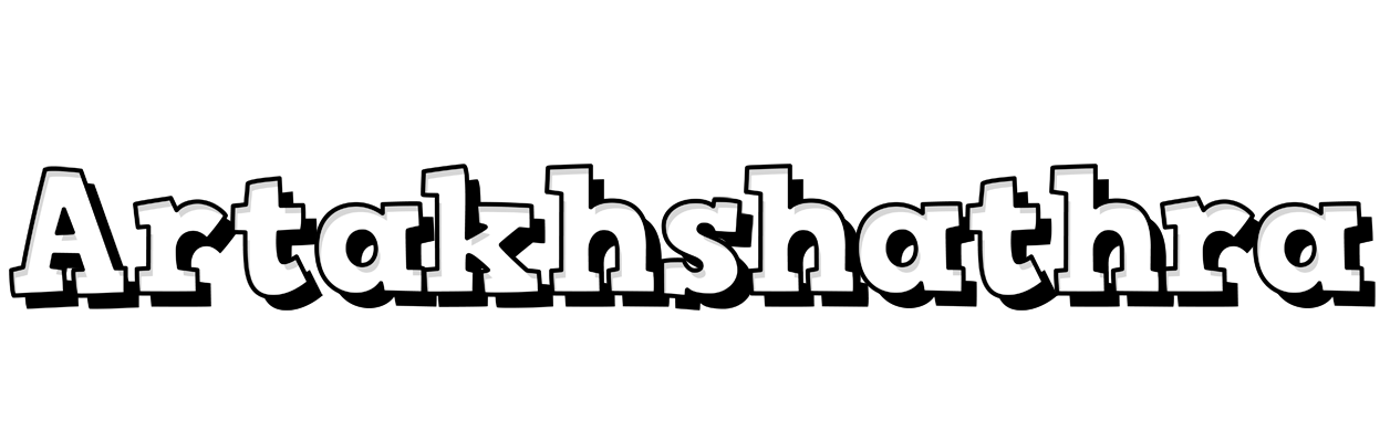 Artakhshathra snowing logo