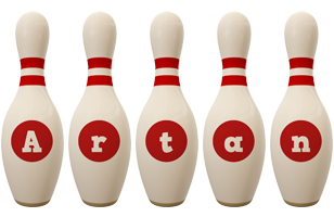 Artan bowling-pin logo