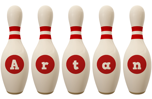 Artan bowling-pin logo