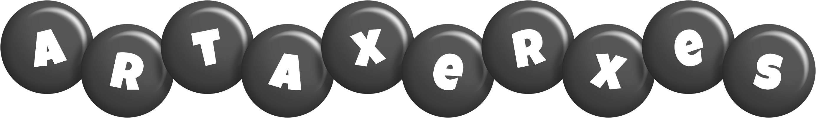 Artaxerxes candy-black logo