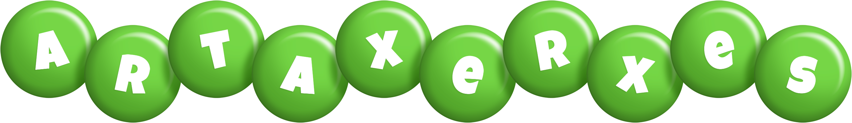 Artaxerxes candy-green logo