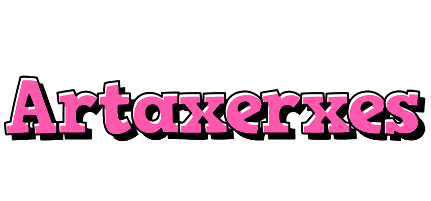 Artaxerxes girlish logo