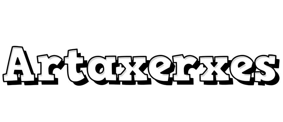 Artaxerxes snowing logo