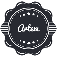 Artem badge logo