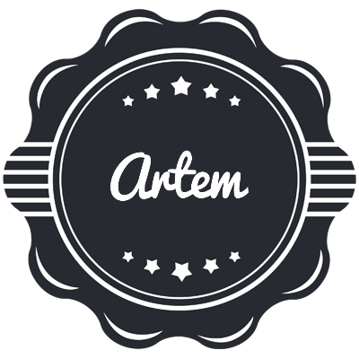 Artem badge logo