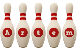 Artem bowling-pin logo