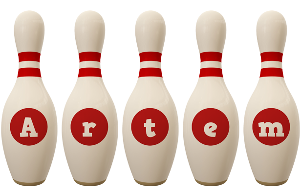 Artem bowling-pin logo
