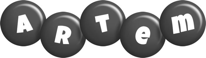 Artem candy-black logo