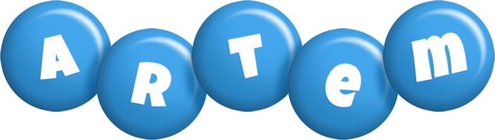 Artem candy-blue logo