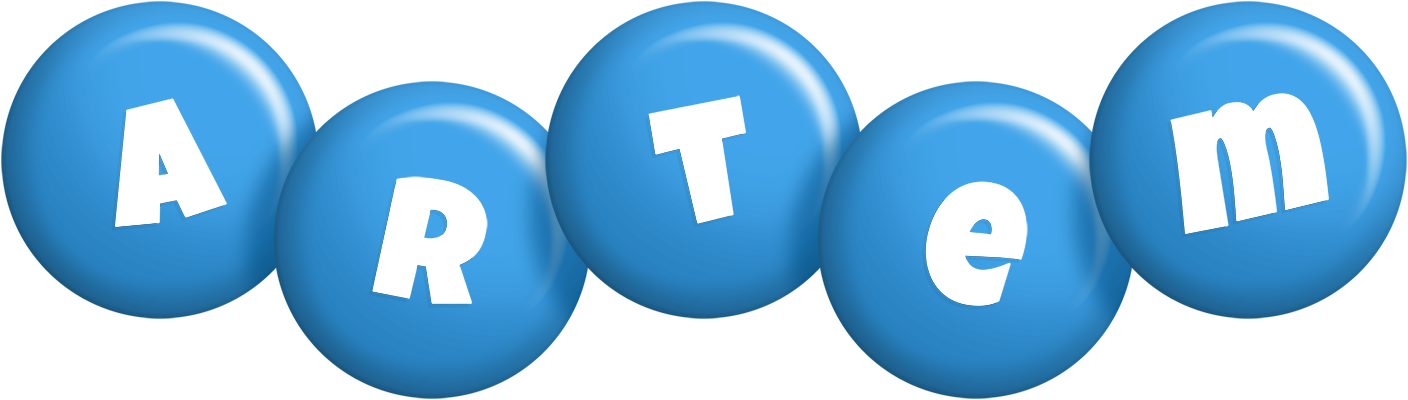 Artem candy-blue logo