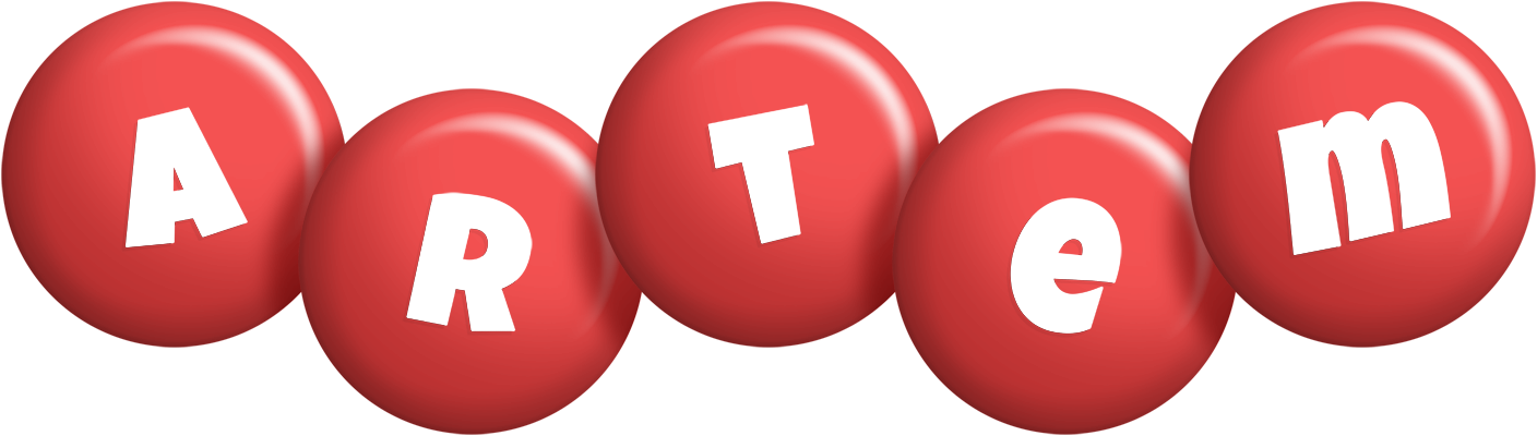 Artem candy-red logo