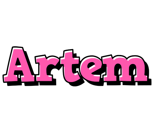 Artem girlish logo
