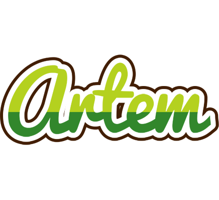 Artem golfing logo