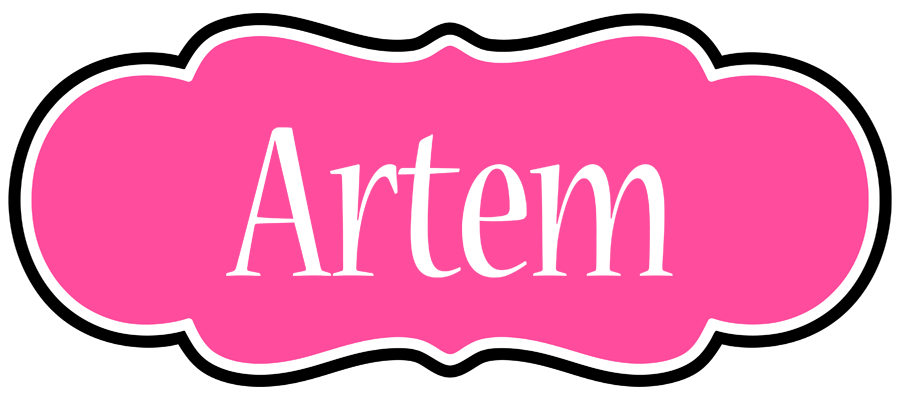 Artem invitation logo