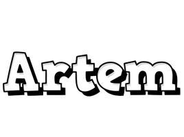 Artem snowing logo