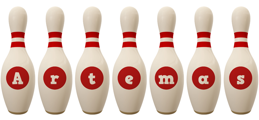 Artemas bowling-pin logo