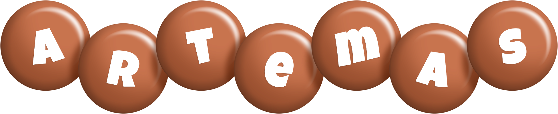 Artemas candy-brown logo