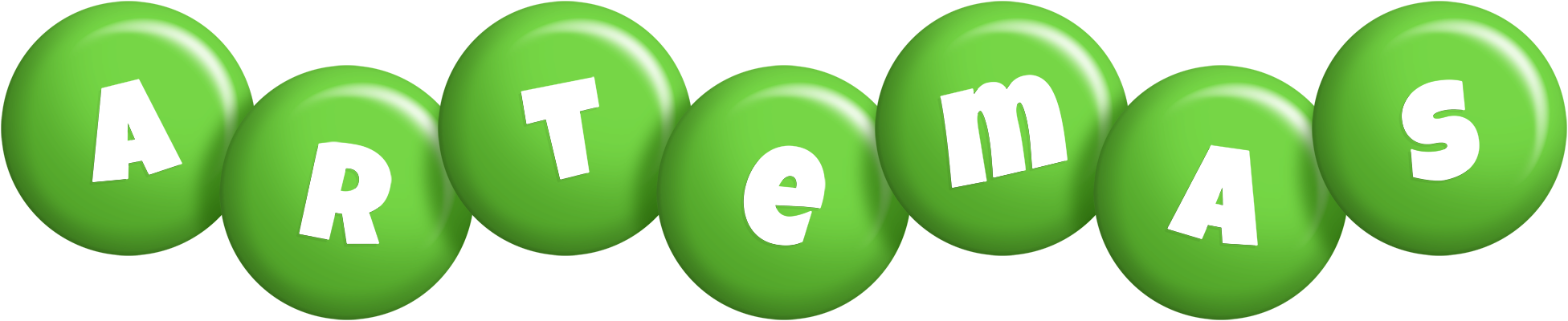 Artemas candy-green logo