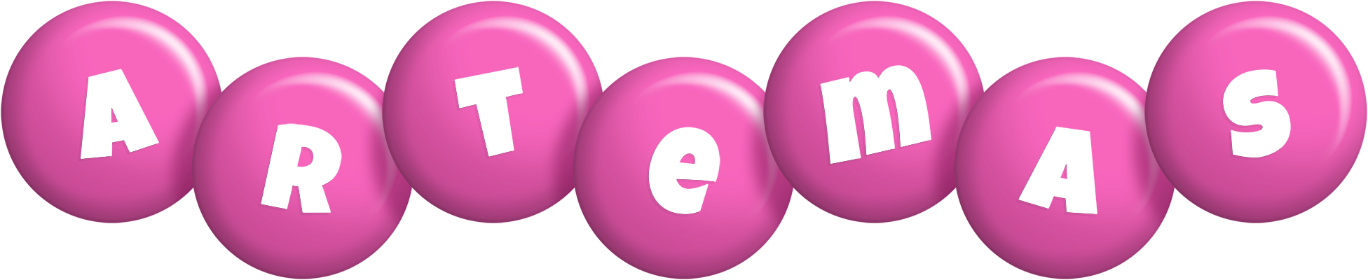 Artemas candy-pink logo