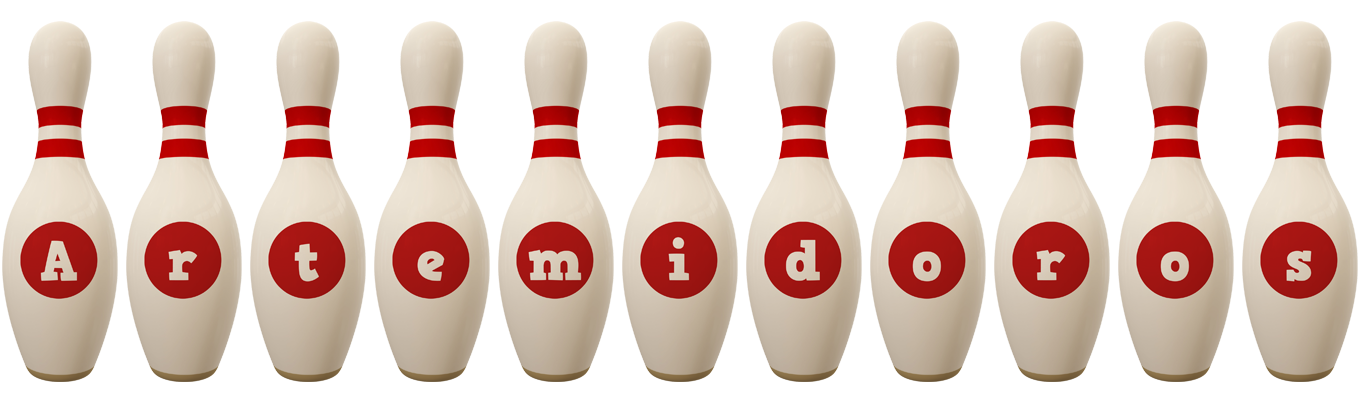 Artemidoros bowling-pin logo