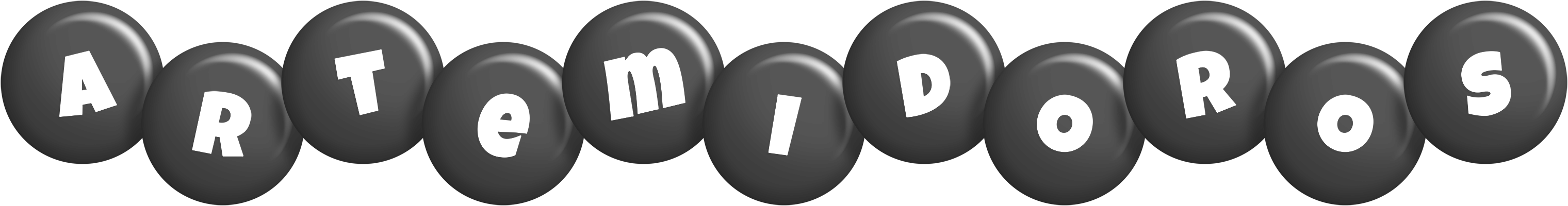 Artemidoros candy-black logo