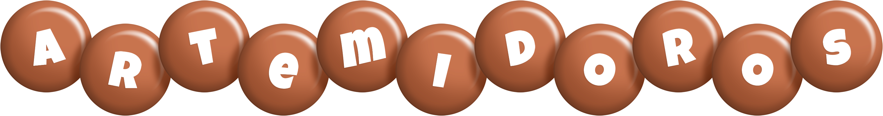 Artemidoros candy-brown logo
